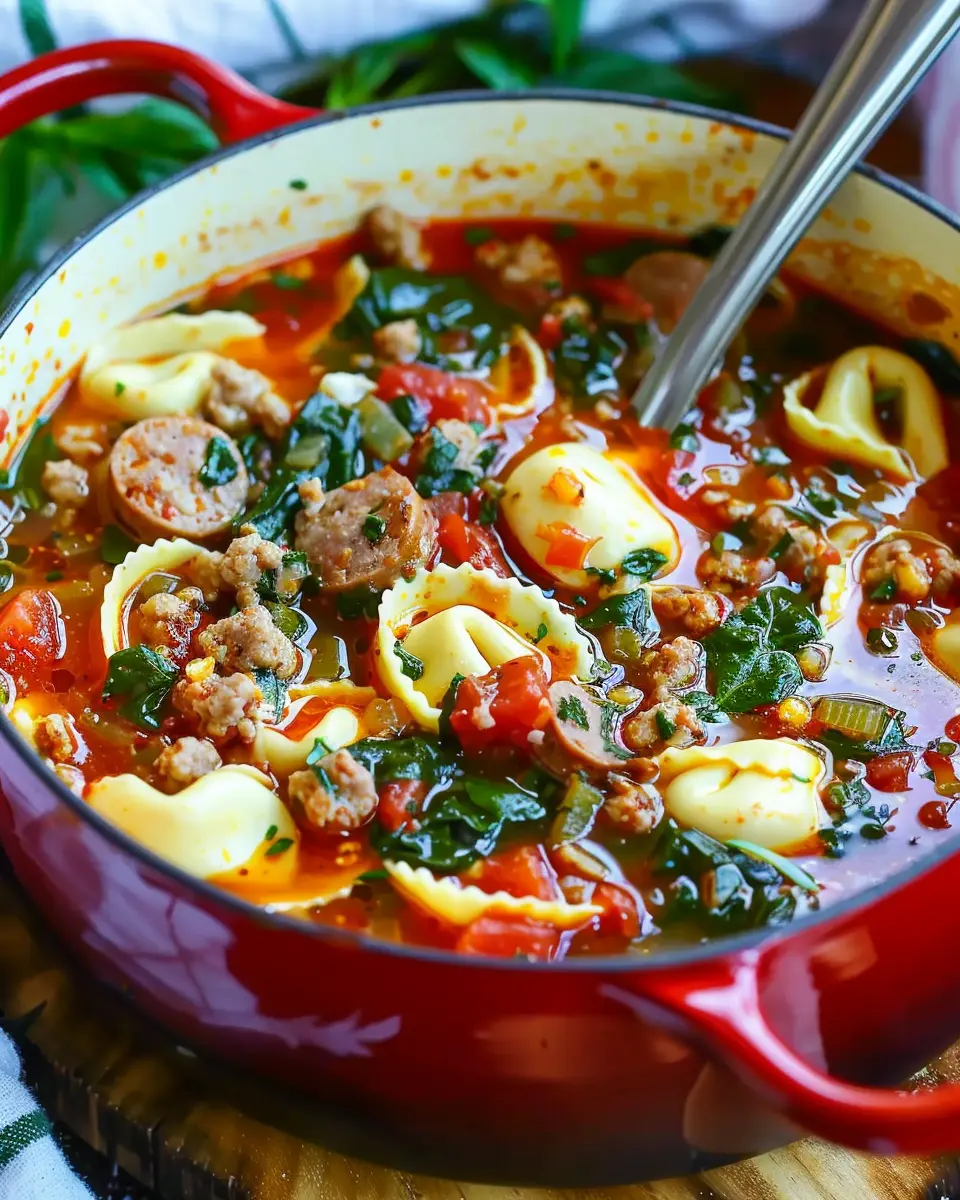 Sausage Tortellini Soup: The Best Cozy Comfort Food Recipe