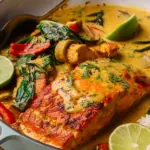Caribbean-Style Coconut Curry Salmon