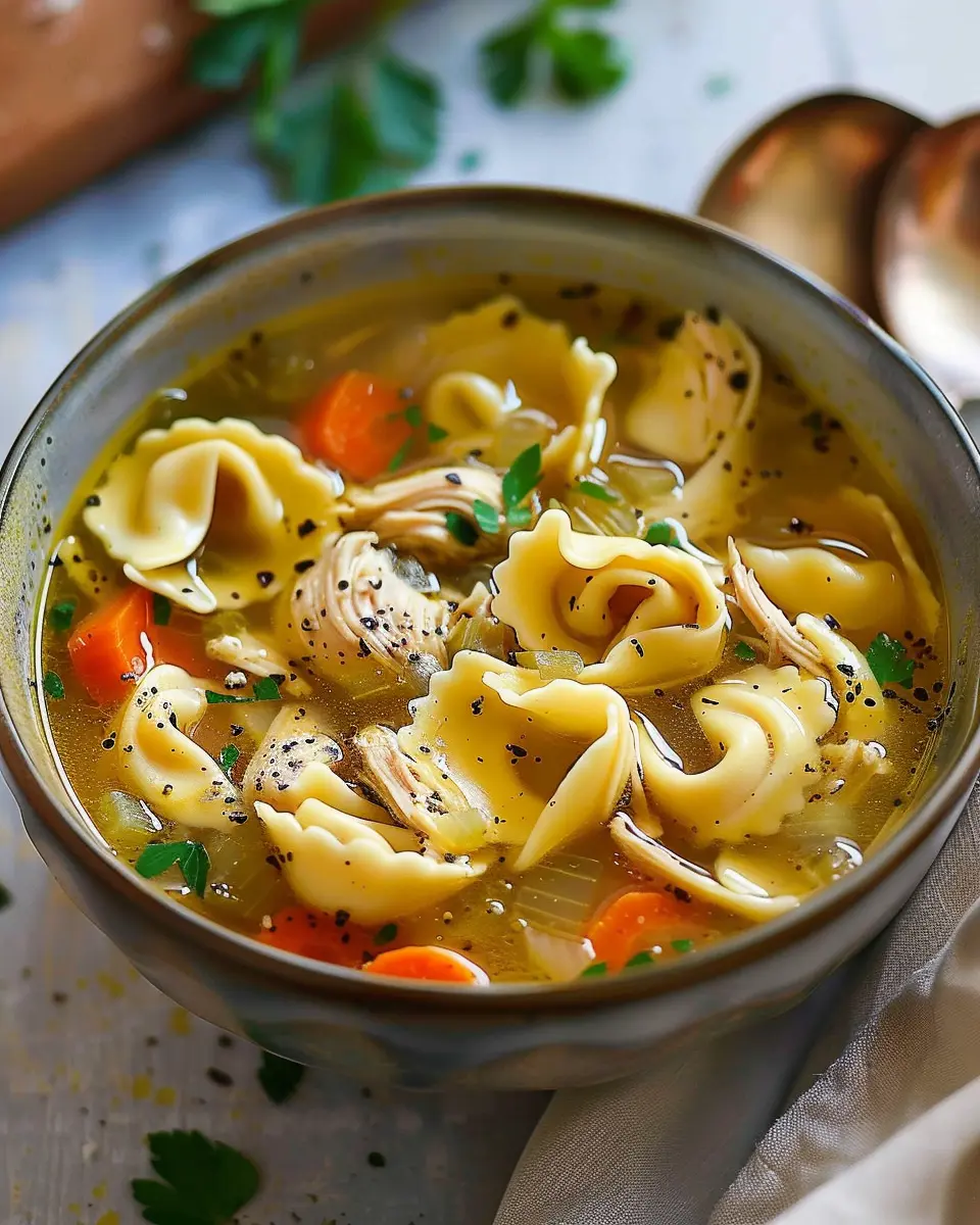 Chicken Tortellini Soup