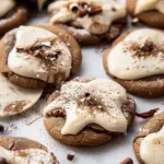 Soft Gingerbread Latte Cookies with Brown Butter Icing