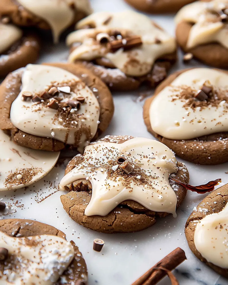 Soft Gingerbread Latte Cookies: Best Recipe with Brown Butter Icing