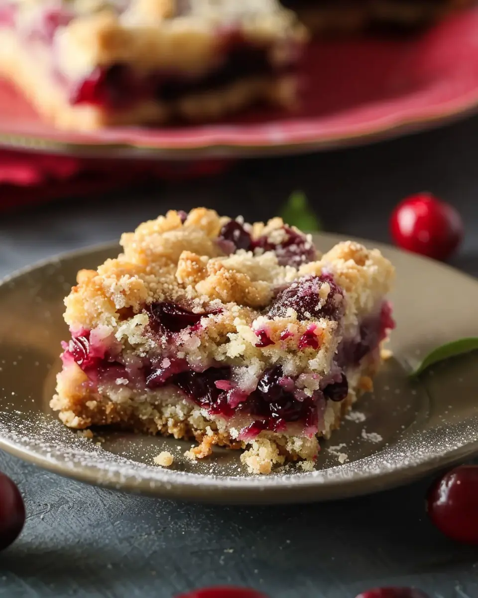 Cranberry Crumb Bars: Easy, Indulgent Treat for Any Occasion