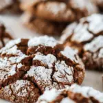 Gingerbread Crinkle Cookies