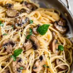 Garlic Butter Mushroom Pasta