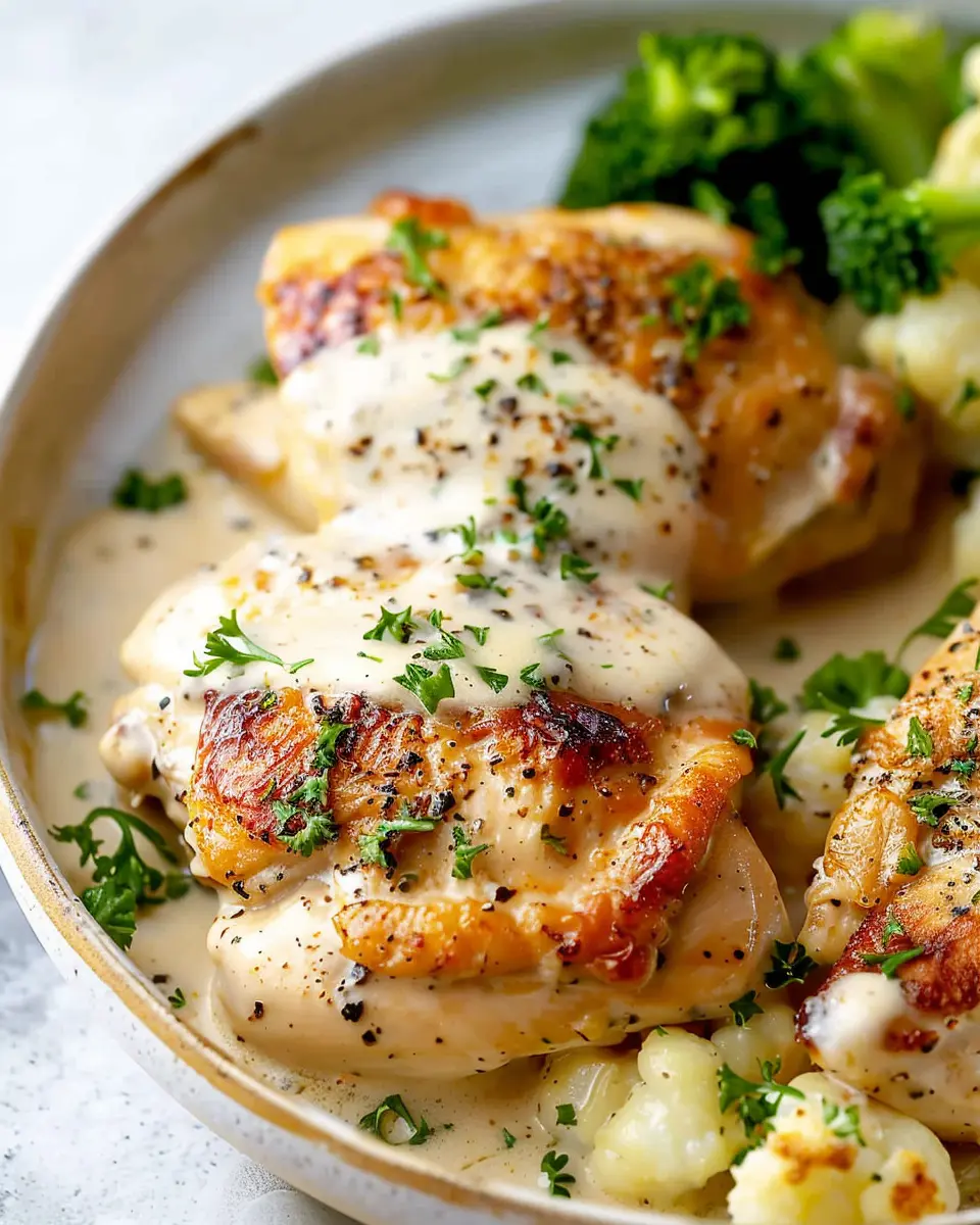 Creamy Garlic Parmesan Chicken Recipe