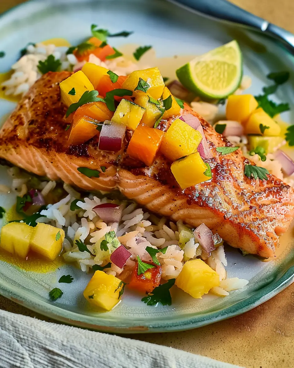 Salmon with Mango Salsa: A Juicy Twist for Your Dinner Table