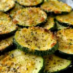 Baked Zucchini Slices With Seasoning