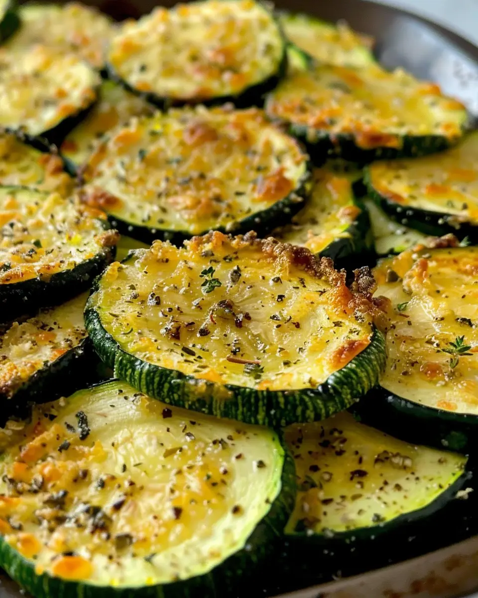 Baked Zucchini Slices With Seasoning: The Best Easy Snack