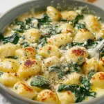 Creamy Spinach and Feta Gnocchi, gluten-free