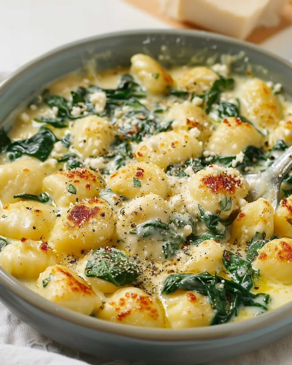 Creamy Spinach and Feta Gnocchi: Easy Gluten-Free Delight
