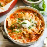 Easy Creamy Lasagna Soup
