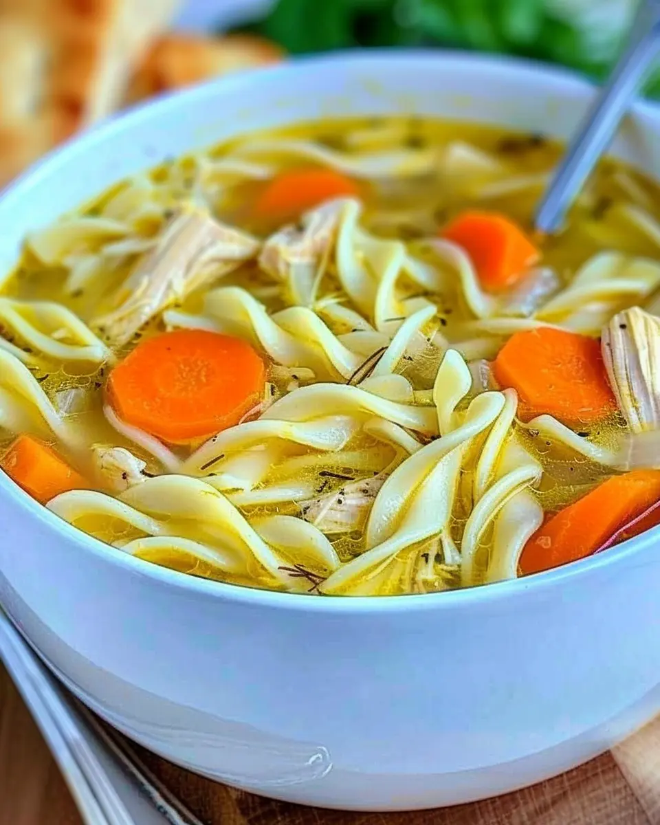 Gluten Free Homemade Chicken Noodle Soup: Cozy Comfort Food