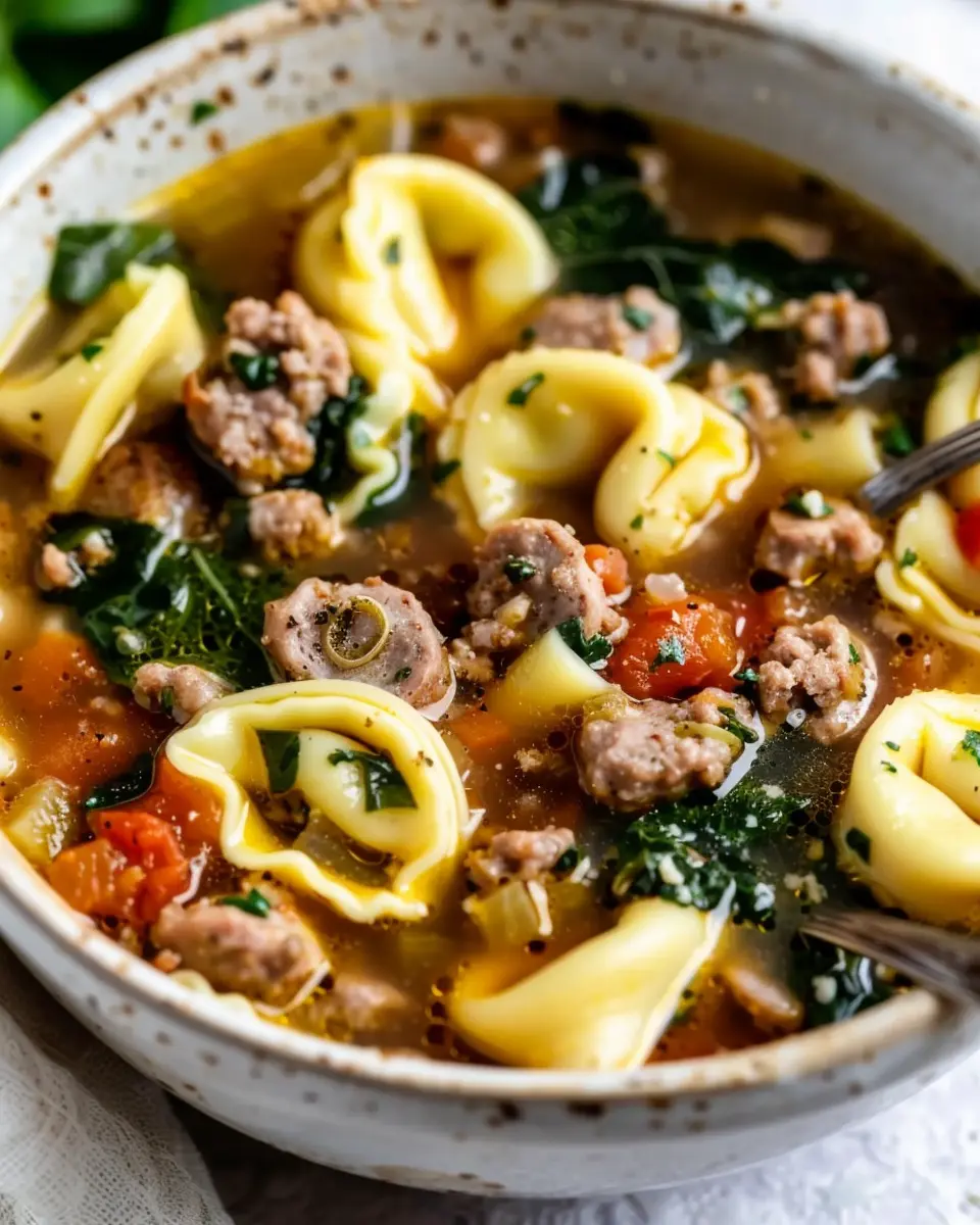 Sausage Tortellini Soup: A Cozy and Comforting Delight