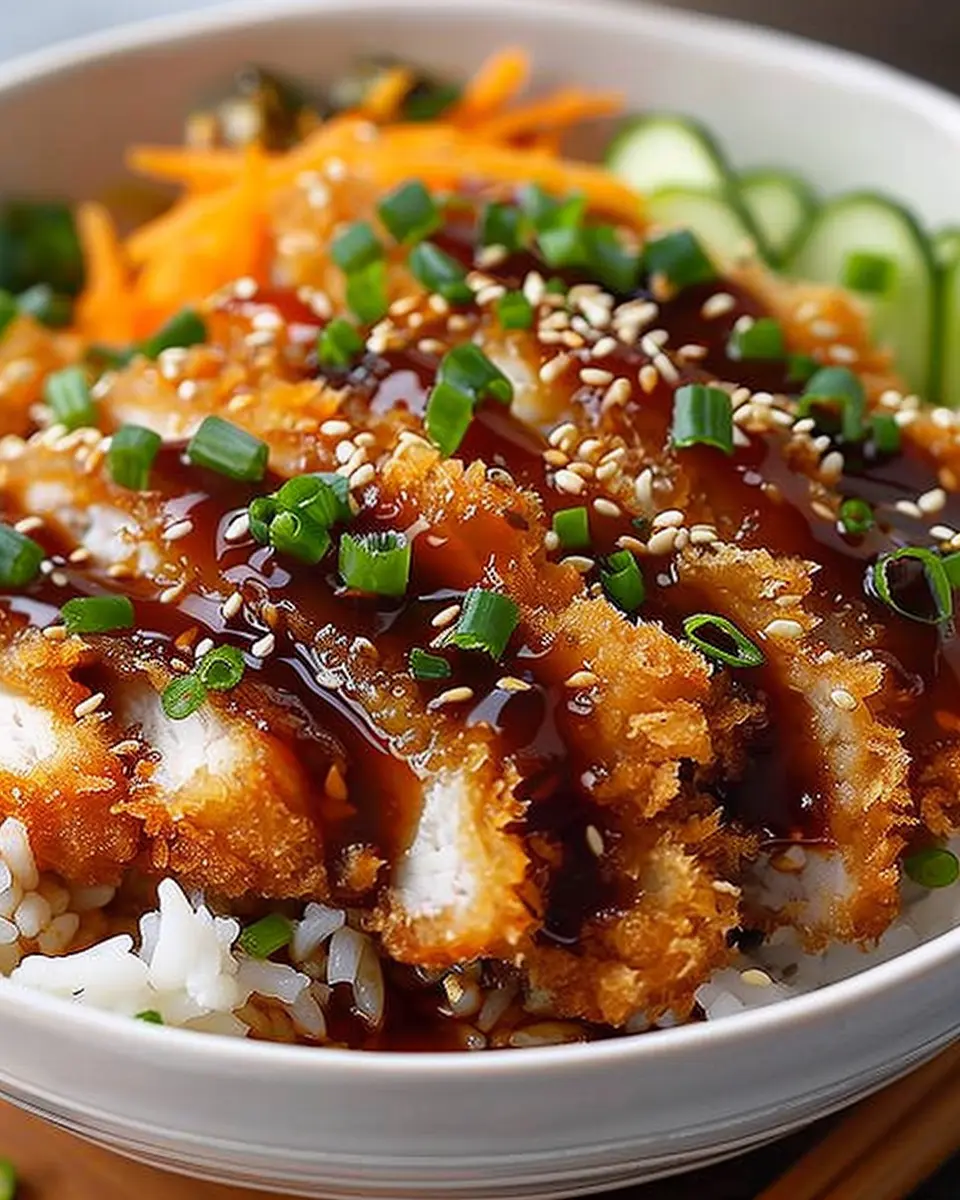 Japanese Katsu Bowls: Easy Recipe with Tonkatsu Sauce Delight