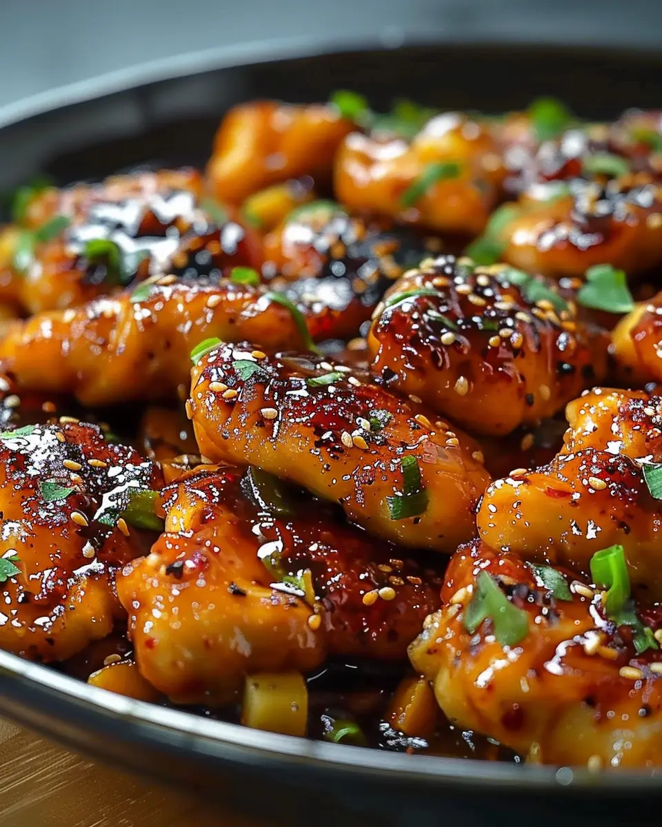 Sweet and Spicy Honey Pepper Chicken