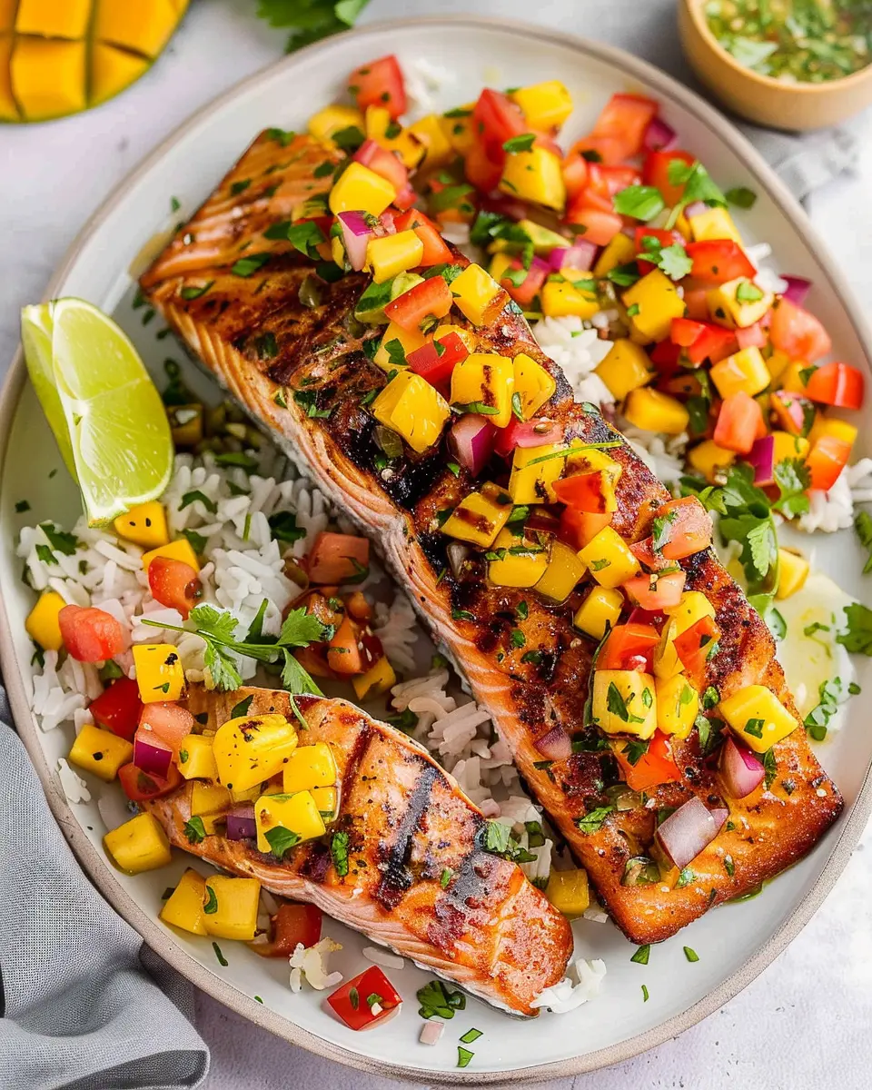 Salmon with Mango Salsa: A Fresh and Flavorful Delight for You