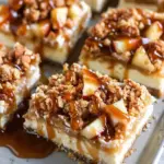 Caramel Apple Cheesecake Bars