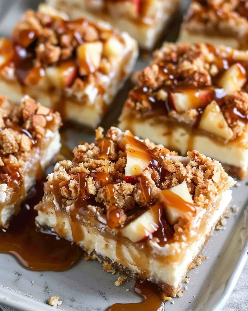 Caramel Apple Cheesecake Bars: The Best Homemade Indulgence