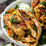 vSlow Cooker Chicken Shawarma