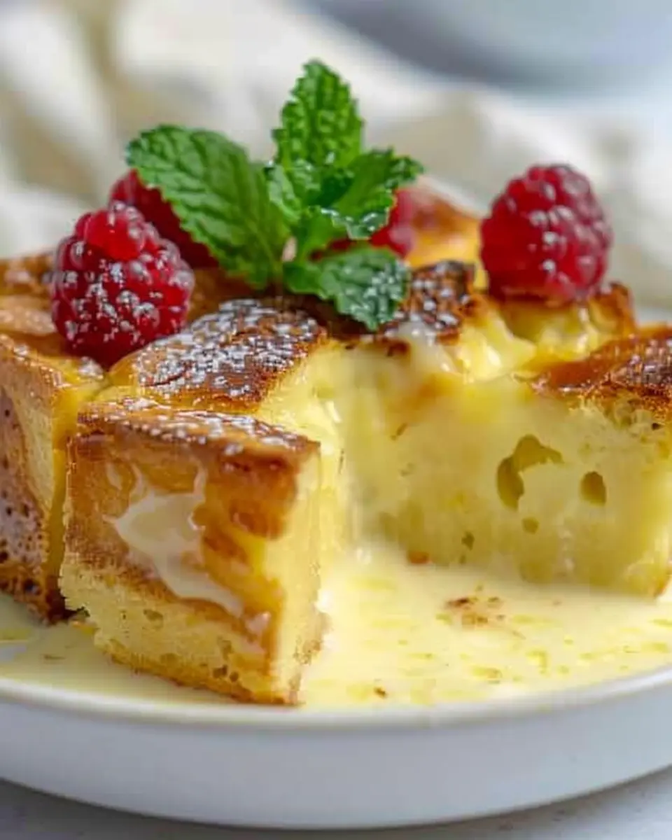Custard Bread Pudding: An Indulgent Treat with Vanilla Sauce