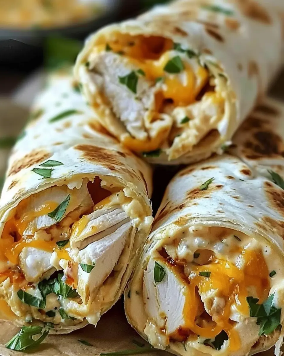Cheesy Garlic Chicken Wraps: Easy Weeknight Delight You’ll Love