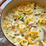 Creamy Chicken Tortellini Soup