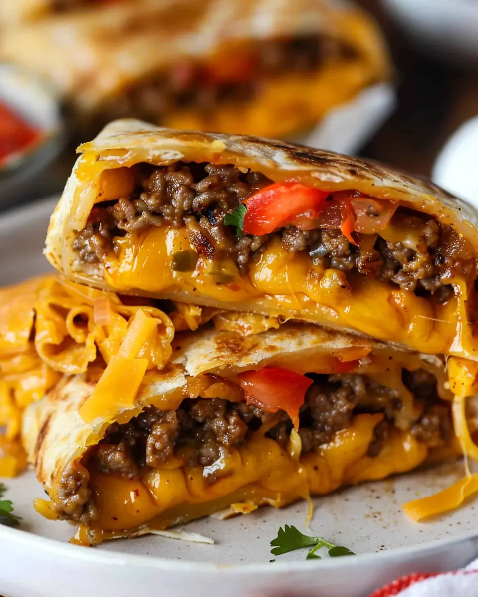 Copycat Taco Bell Grilled Cheese Burrito: Easy Turkey Bacon Twist