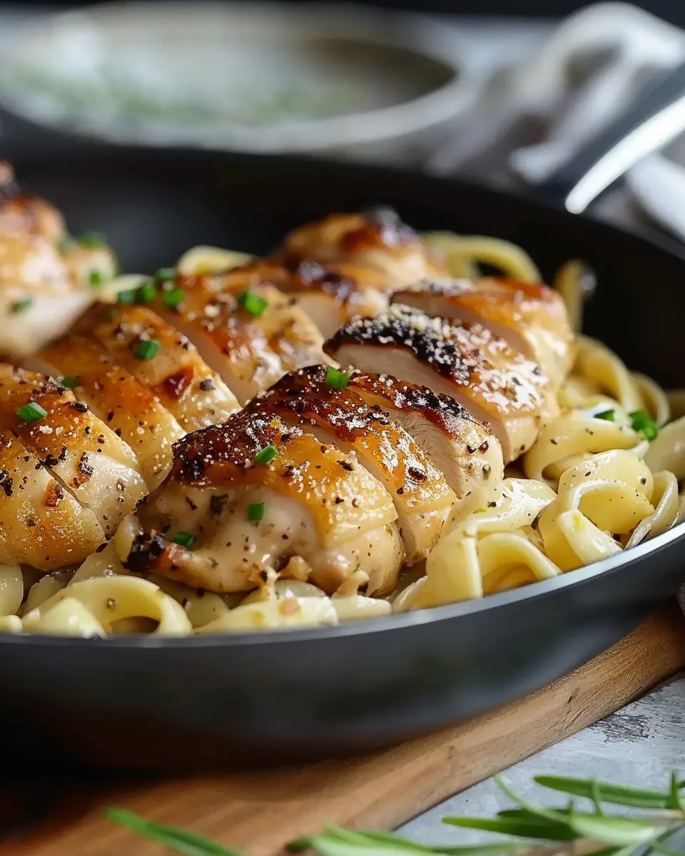One-Pan Chicken with Buttered Noodles: Easy, Comforting Delight