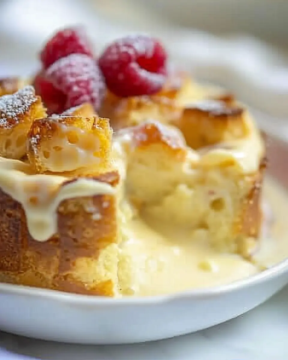 Custard Bread Pudding: The Best Comfort Recipe with Vanilla Sauce