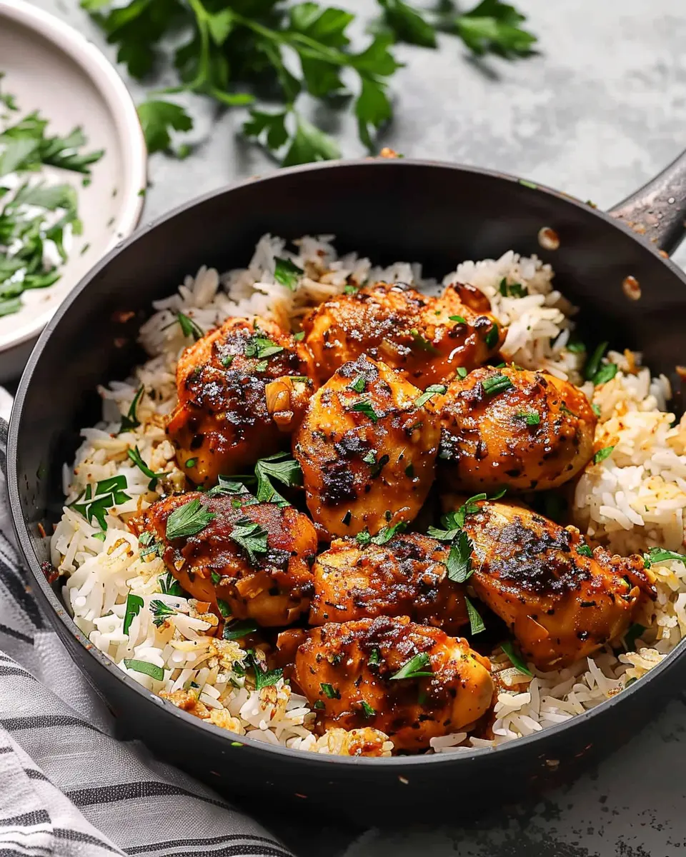 Garlic Butter Chicken and Rice: Easy Weeknight Comfort Food