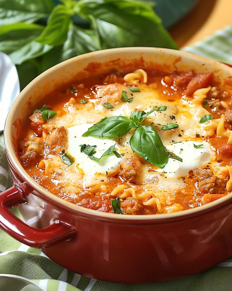 One-Pot Lasagna Soup: Easy Comfort Food for Any Night