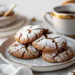 Soft and Spiced Gingerbread Crinkle Cookies