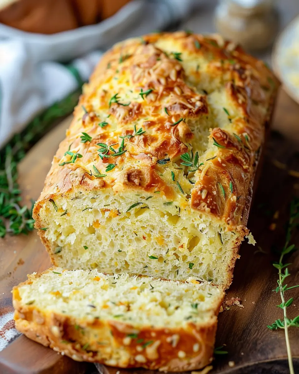Herb Cheese Quick Bread: Easy Homemade Delight for Everyone
