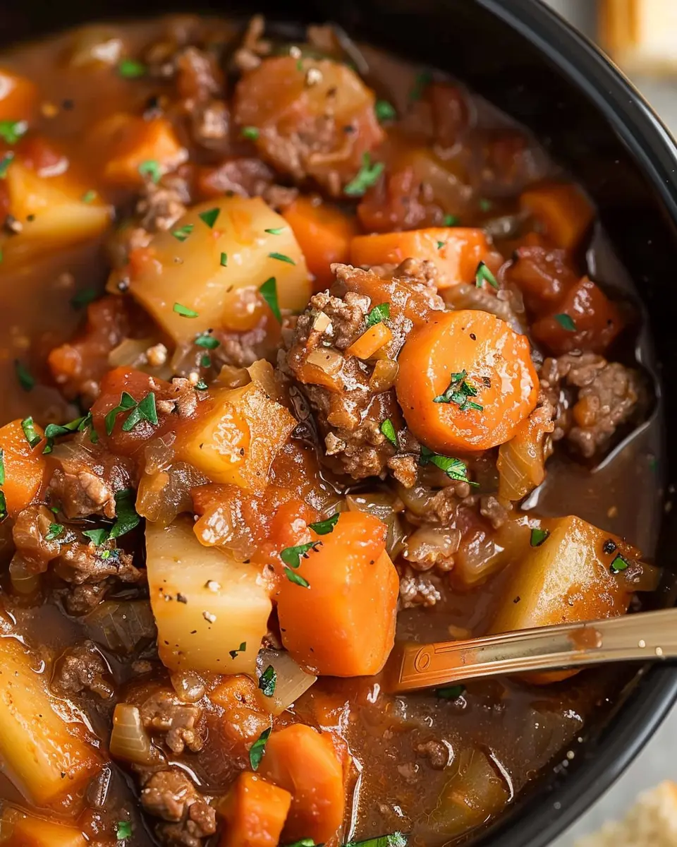 Crock Pot Poor Man’s Stew Recipe