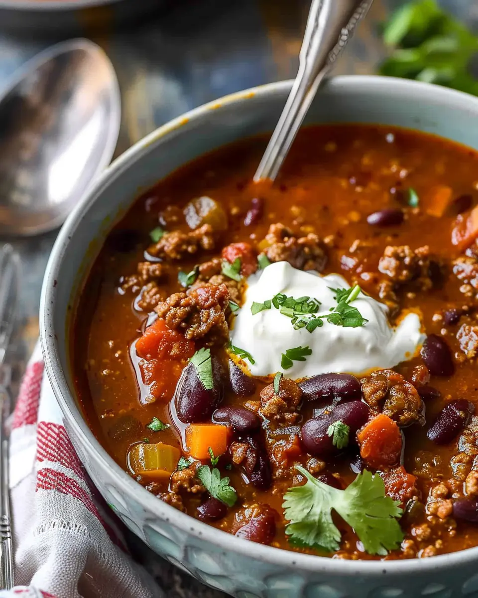 Classic Chili Recipe: A Hearty Bowl of Comfort with Turkey Bacon