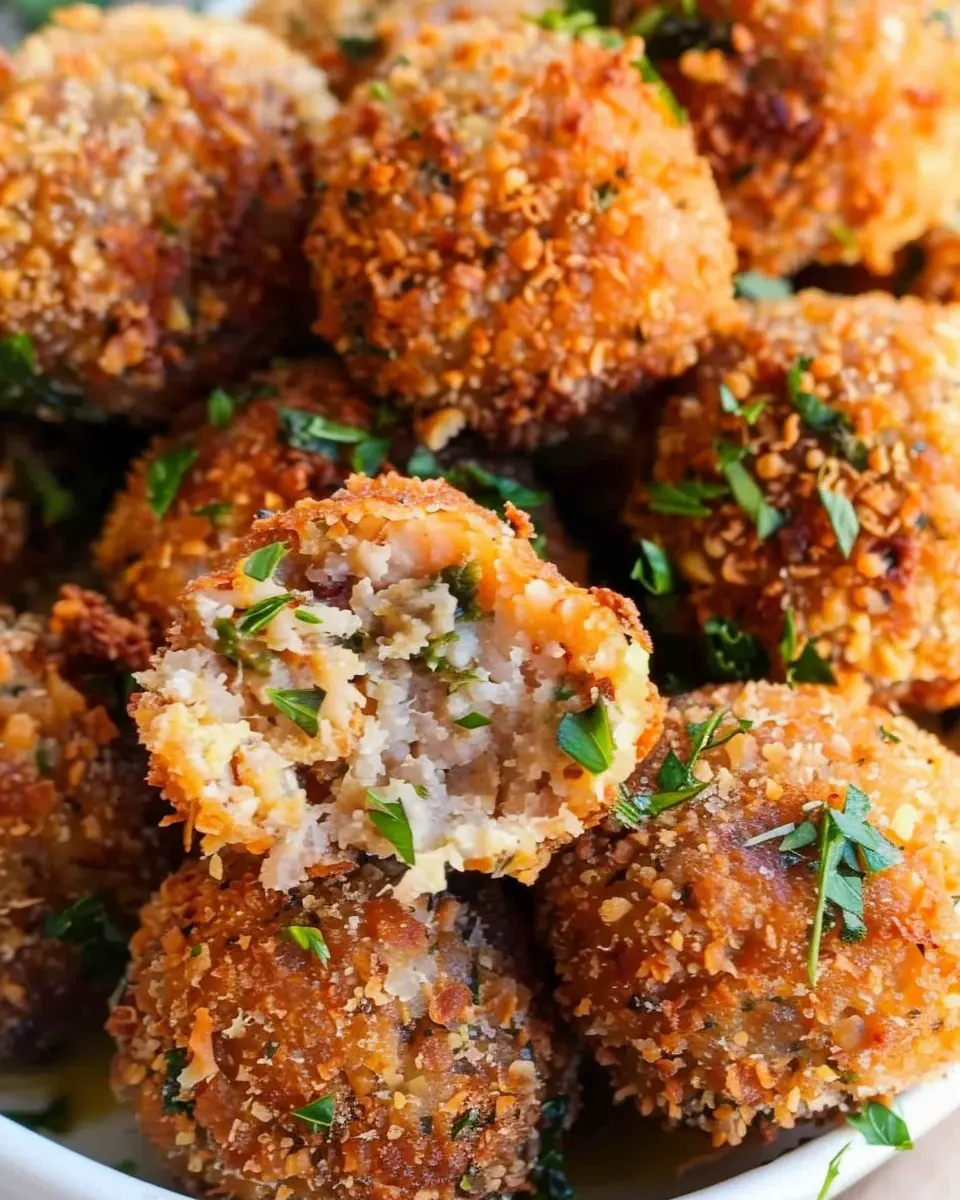 Boudin Balls: Juicy Comfort Food with Turkey Bacon and Chicken Ham