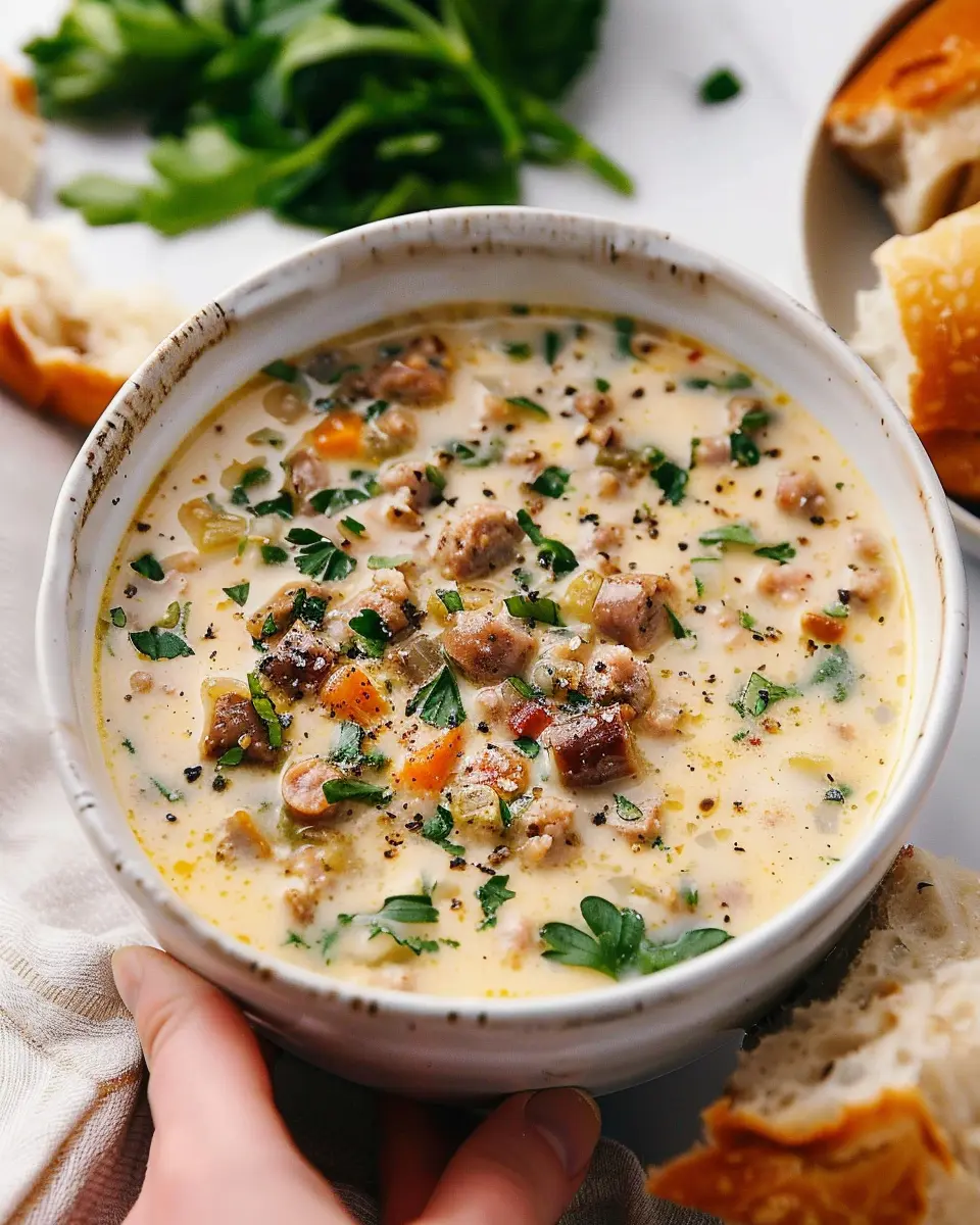 Creamy Parmesan Italian Sausage Soup: The Cozy Comfort You Crave