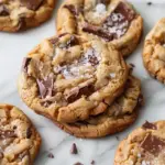 Salted Butterscotch Chocolate Chunk Cookies
