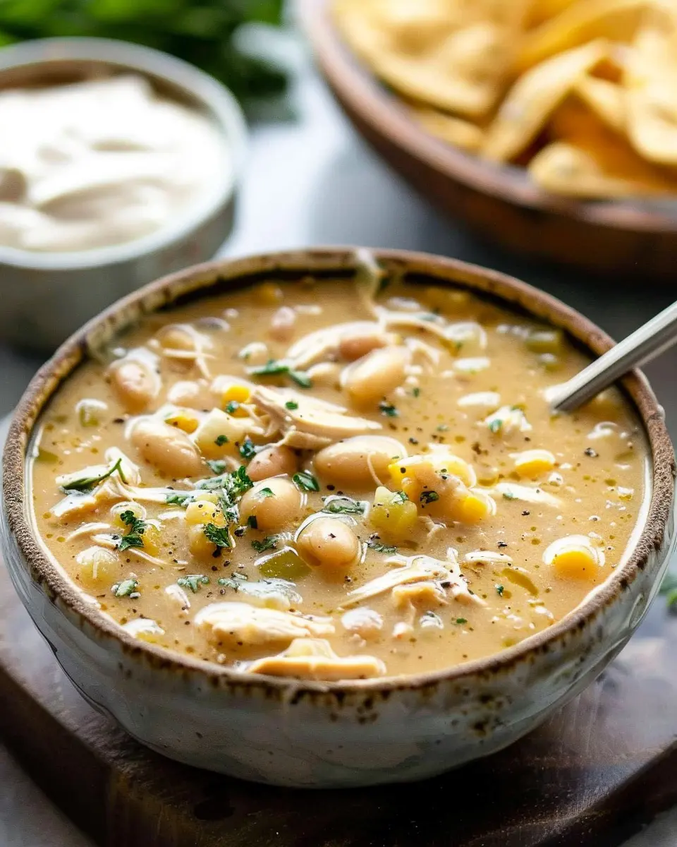 White Chicken Chili: Easy Recipe with Turkey Bacon Delight