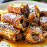 Sausage French Toast Roll Ups