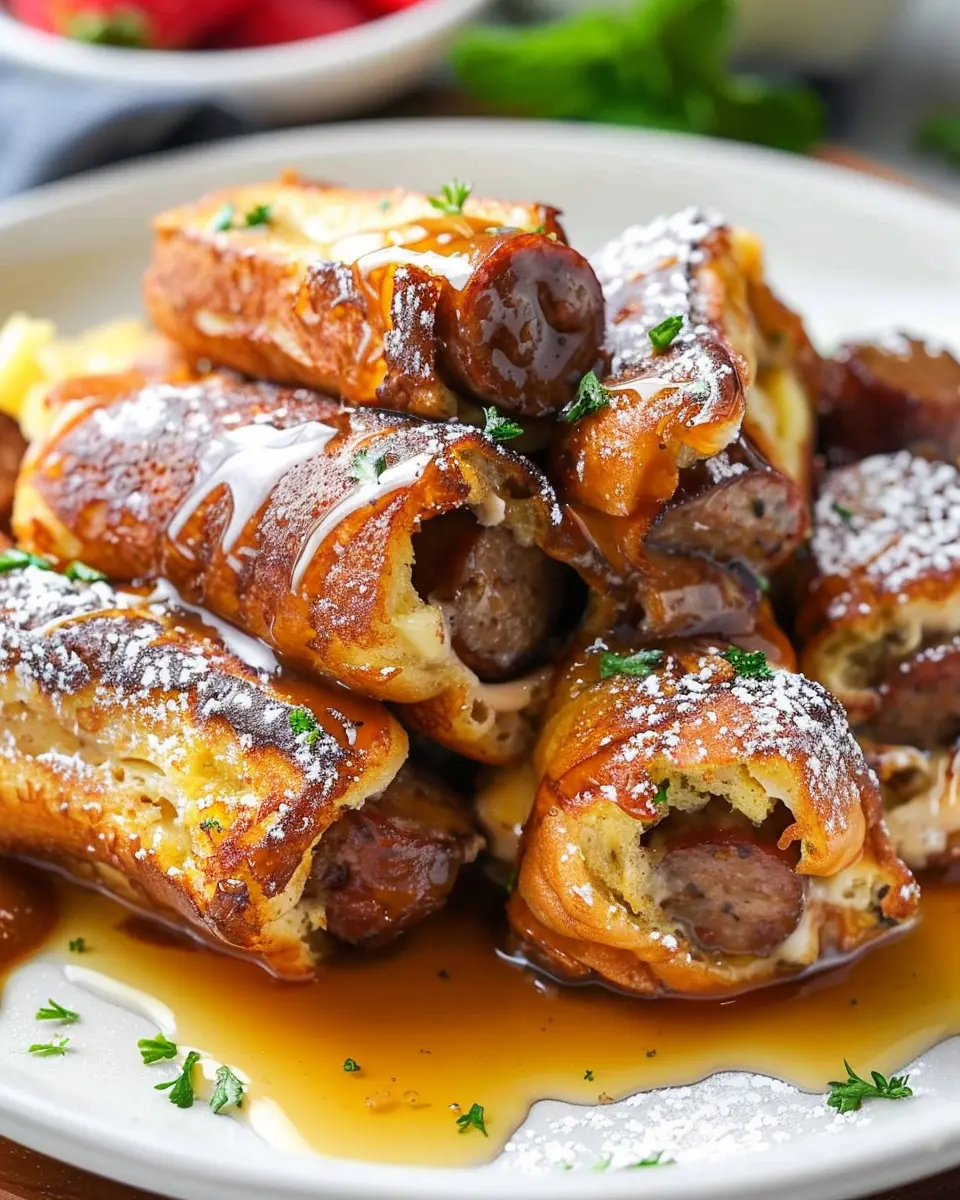 Sausage French Toast Roll Ups: The Best Breakfast Indulgence