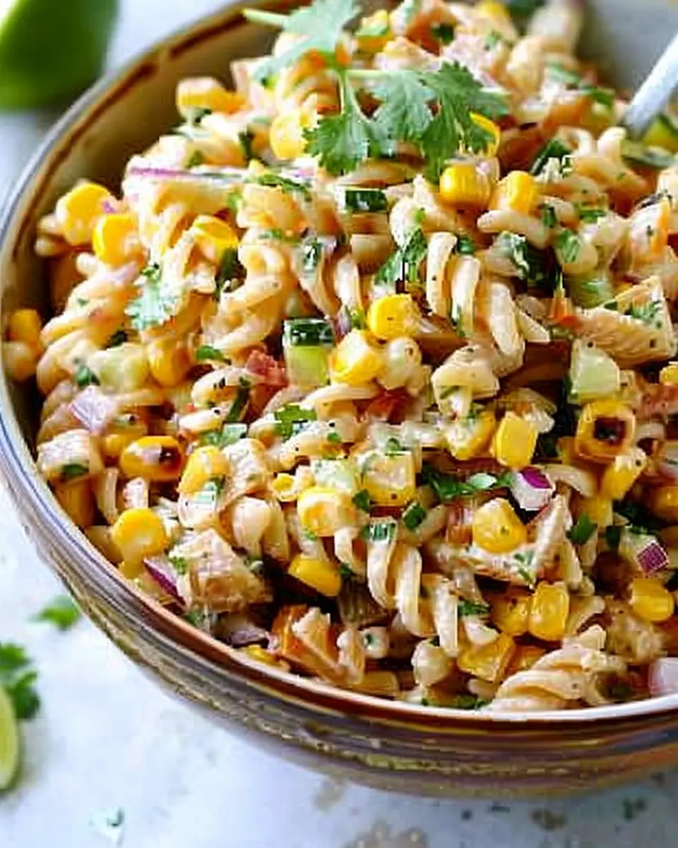 Mexican Street Corn Pasta Salad: A Satisfying Summer Delight