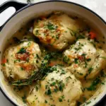 Springtime Chicken & Dumplings with Hella Fresh Herbs