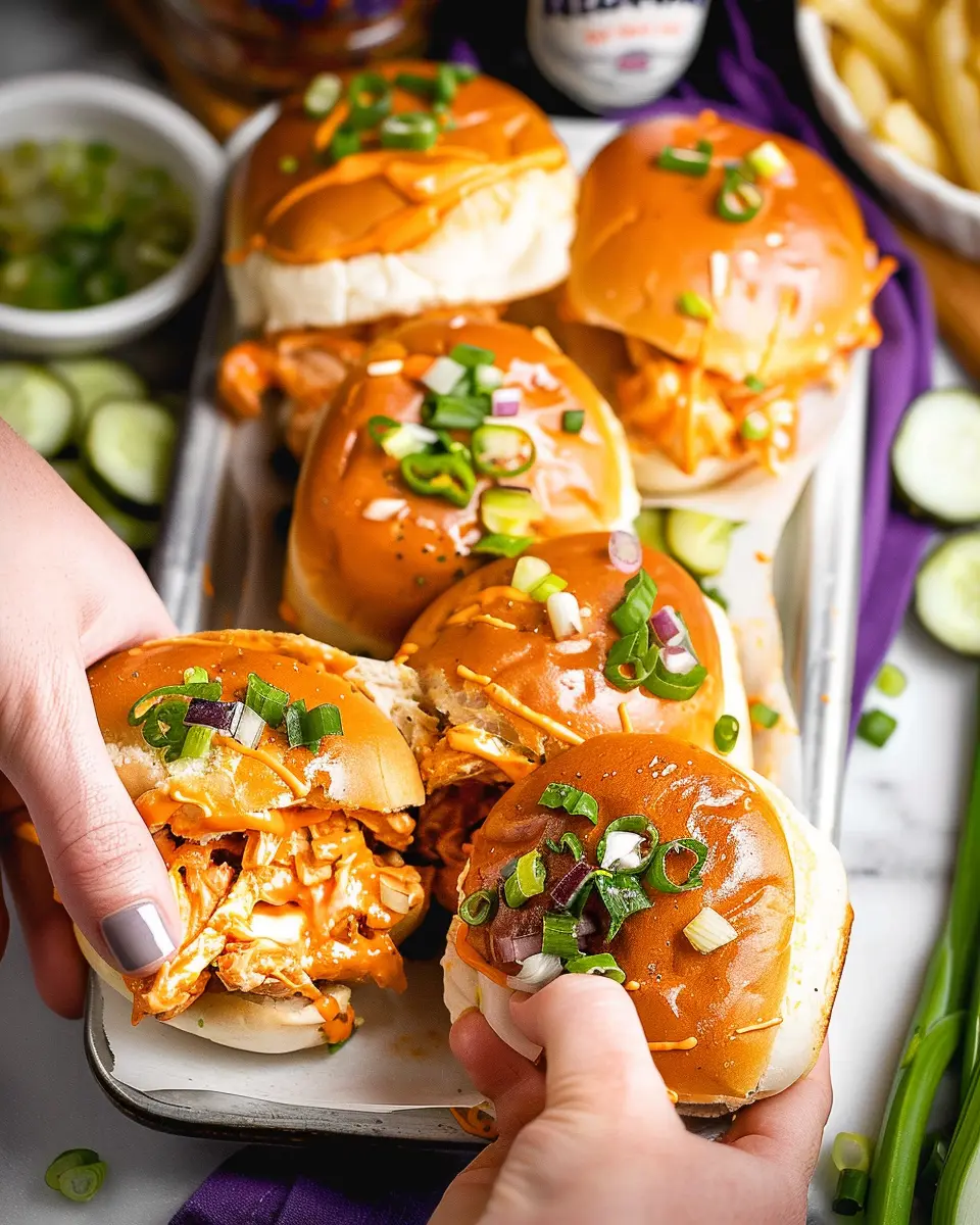 Easy Buffalo Chicken Sliders That Will Impress Your Guests
