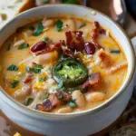 Jalapeno Popper Bacon and Bean Soup