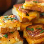 Grilled Cheese Sliders using Hawaiian Rolls
