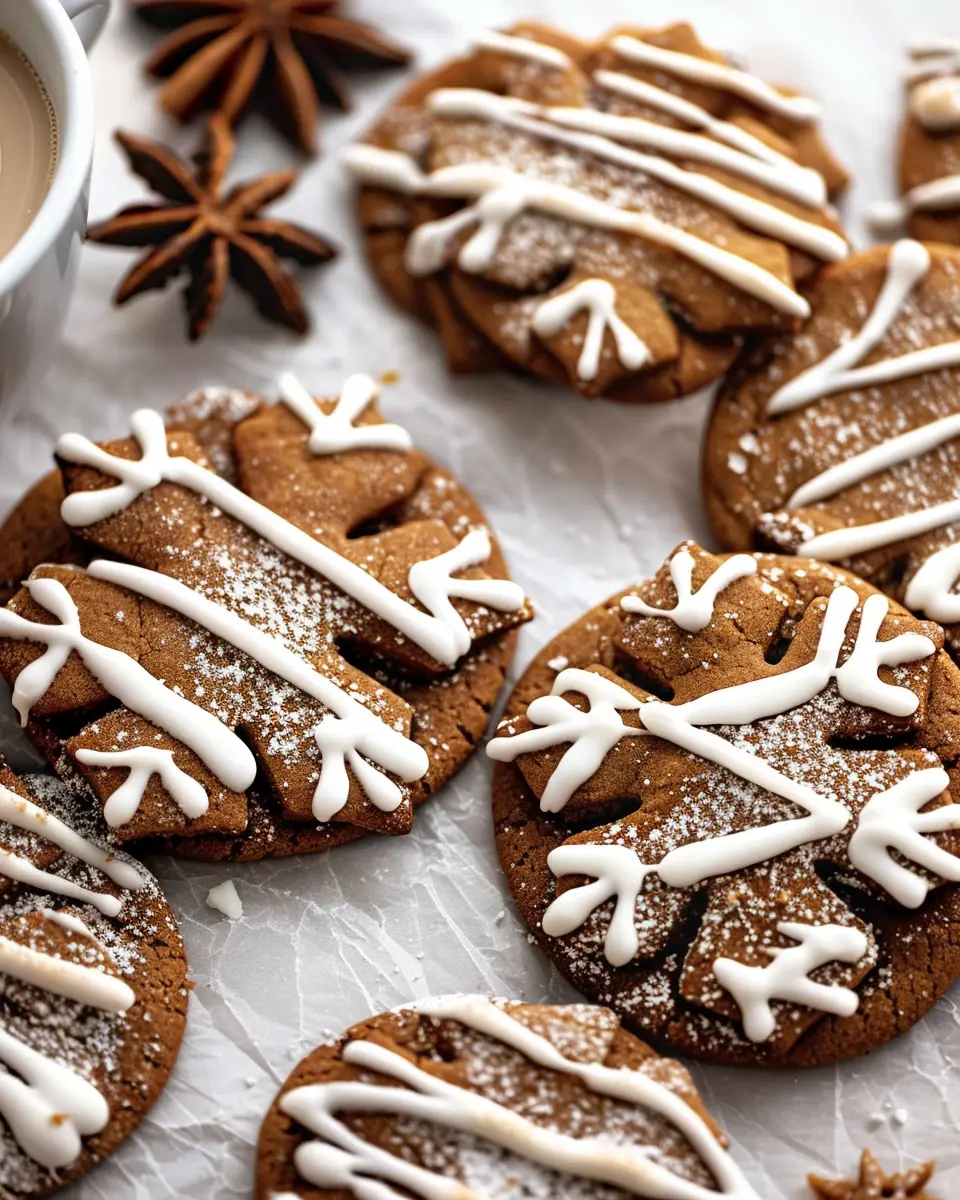 Gingerbread Latte Cookies: Easy Festive Treat for Coffee Lovers