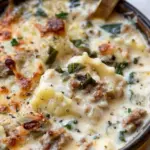 Creamy White Lasagna Soup
