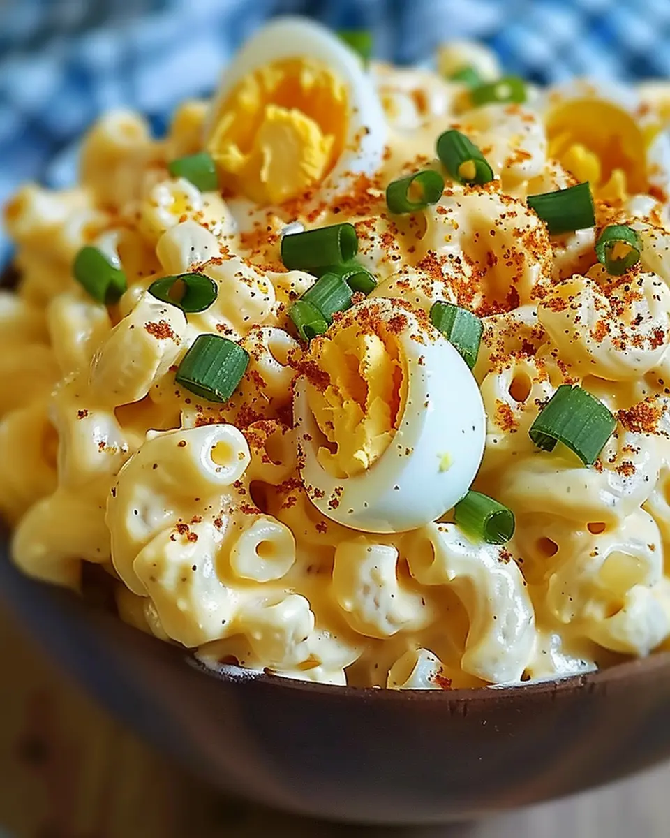 Deviled Egg Macaroni Salad: A Delicious Twist with Turkey Bacon