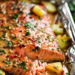 Baked Thai Pineapple Salmon in Foil